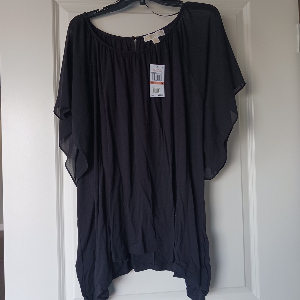 Elegant Black Women's Top